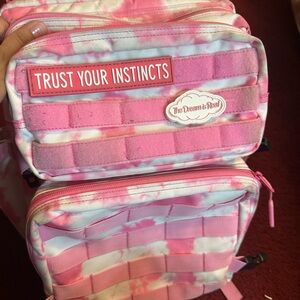 Wolfpak 🐺 Pink Tie-Dye Backpack 35 ML